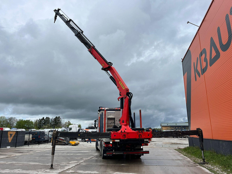 Camion plateau, Camion grue Scania R 650 6x4 PK24001 / PLATFORM L=6800 mm: photos 10