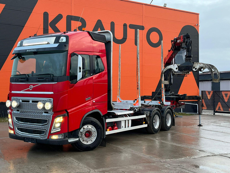 Volvo FH 16 650 6x4 PALFINGER M12L97 - Camion grumier, Camion grue: photos 1 Volvo FH 16 650 6x4 PALFINGER M12L97 - Camion grumier, Camion grue: photos 1
