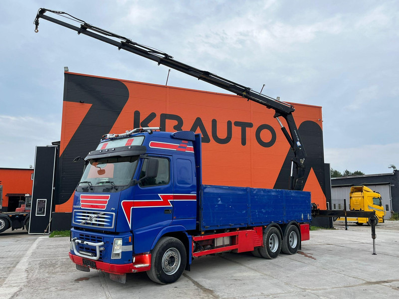 Volvo FH 480 6x4 HMF 2420-K5 YEAR 2011 / PLATFORM L=6403 mm - Camion plateau, Camion grue: photos 1 Volvo FH 480 6x4 HMF 2420-K5 YEAR 2011 / PLATFORM L=6403 mm - Camion plateau, Camion grue: photos 1