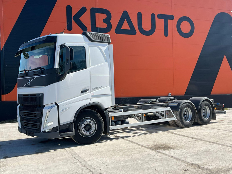 Volvo FH 500 6x2 9 TON FRONT AXLE / PTO / CHASSIS L=7338 mm - Châssis cabine: photos 1 Volvo FH 500 6x2 9 TON FRONT AXLE / PTO / CHASSIS L=7338 mm - Châssis cabine: photos 1