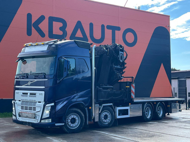 Volvo FH 500 8x4 EFFER 1405 6s + JIB + WINCH / PLATFORM EXTENDABLE L=6206 - 8226mm - Camion plateau, Camion grue: photos 2 Volvo FH 500 8x4 EFFER 1405 6s + JIB + WINCH / PLATFORM EXTENDABLE L=6206 - 8226mm - Camion plateau, Camion grue: photos 2