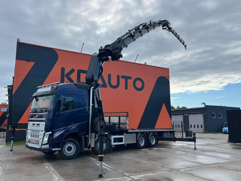 Volvo FH 500 8x4 EFFER 1405 6s + JIB + WINCH / PLATFORM EXTENDABLE L=6206 - 8226mm - Camion plateau, Camion grue: photos 1 Volvo FH 500 8x4 EFFER 1405 6s + JIB + WINCH / PLATFORM EXTENDABLE L=6206 - 8226mm - Camion plateau, Camion grue: photos 1