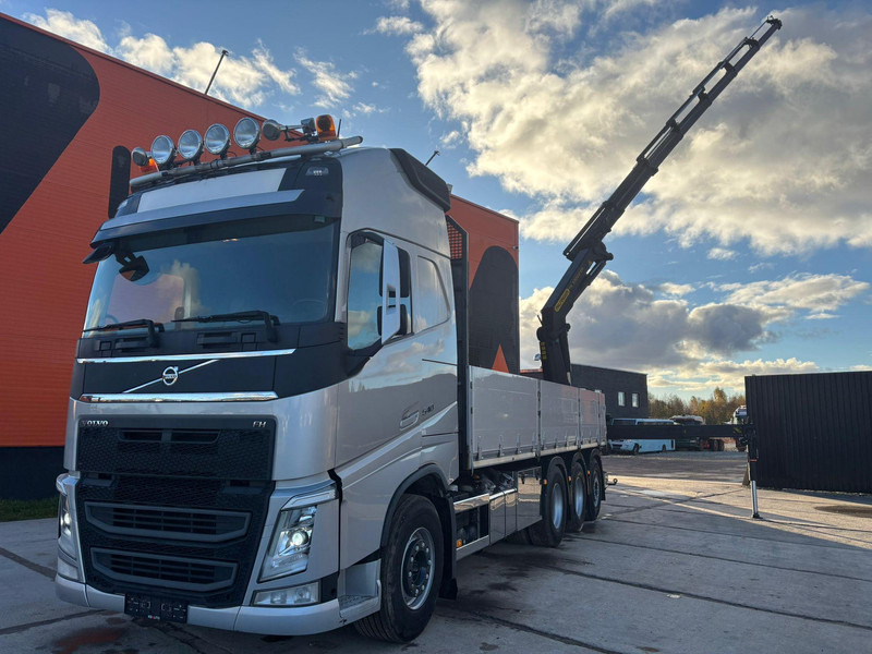 Volvo FH 540 8x4*4 PALFINGER PK 33002 EH / PLATFORM L=7049 mm - Camion plateau, Camion grue: photos 1 Volvo FH 540 8x4*4 PALFINGER PK 33002 EH / PLATFORM L=7049 mm - Camion plateau, Camion grue: photos 1