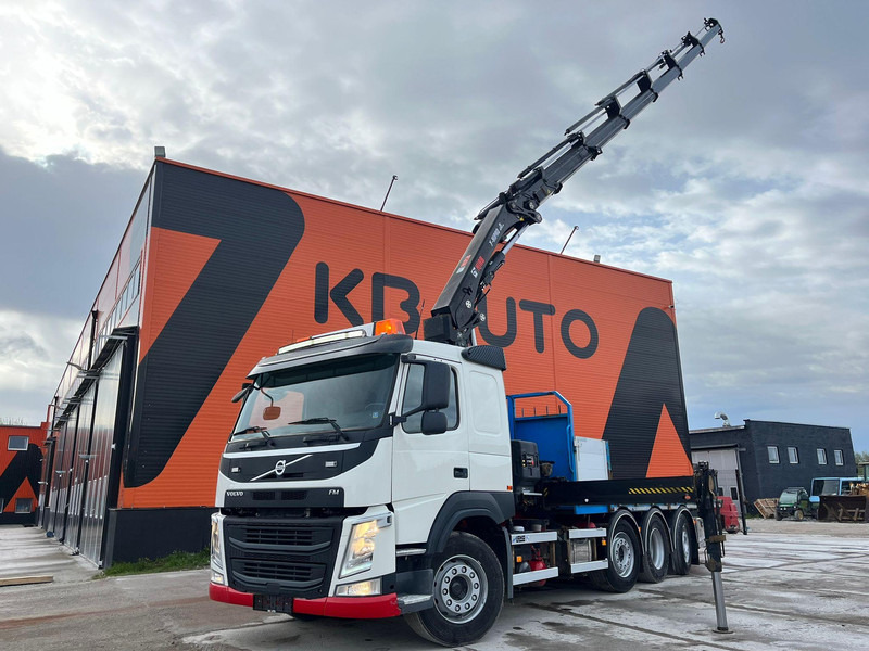 Volvo FM 460 8x2*6 HIAB 302E-6 / PLATFORM L=6721 mm - Camion plateau, Camion grue: photos 1 Volvo FM 460 8x2*6 HIAB 302E-6 / PLATFORM L=6721 mm - Camion plateau, Camion grue: photos 1
