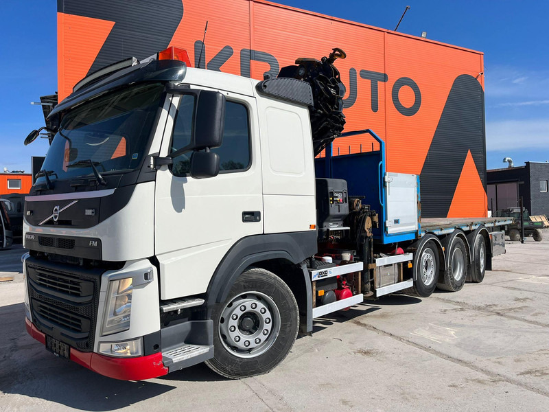 Volvo FM 460 8x2*6 HIAB 302E-6 / PLATFORM L=6721 mm - Camion plateau, Camion grue: photos 2 Volvo FM 460 8x2*6 HIAB 302E-6 / PLATFORM L=6721 mm - Camion plateau, Camion grue: photos 2
