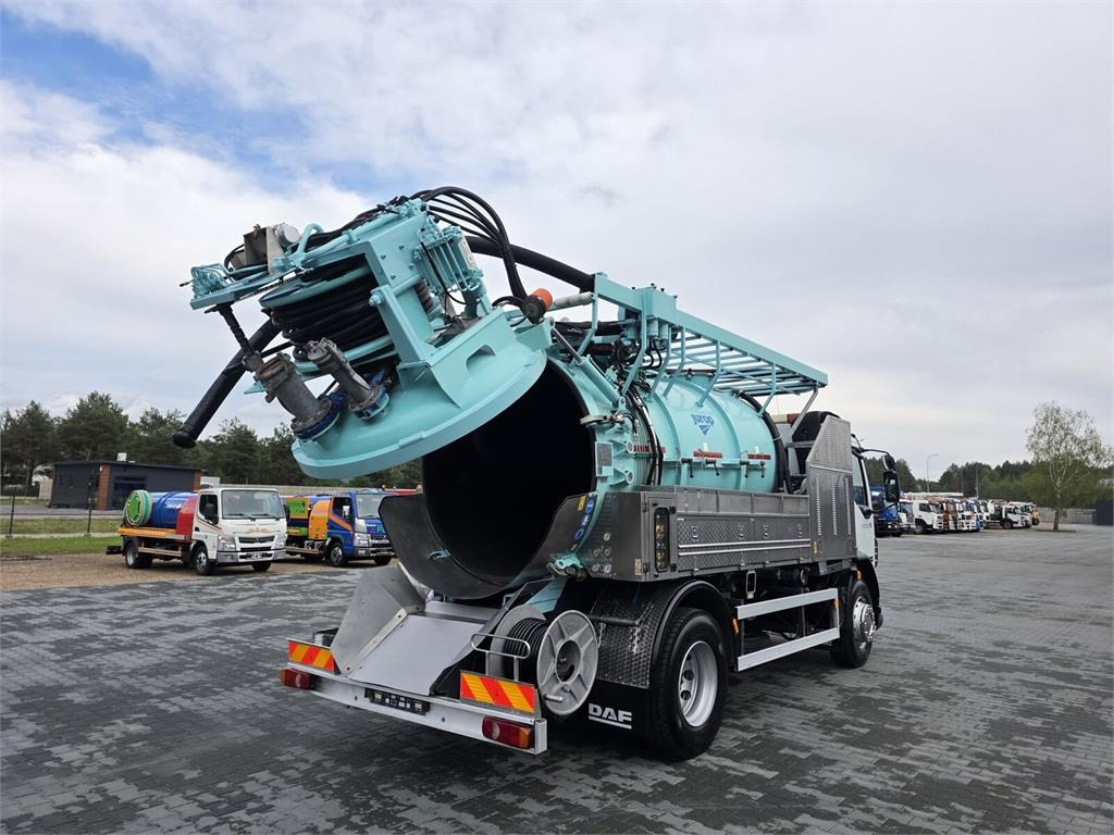 Camion vidangeur DAF WUKO JUROP KOMBI FOR SEWAGE CLEANING: photos 1