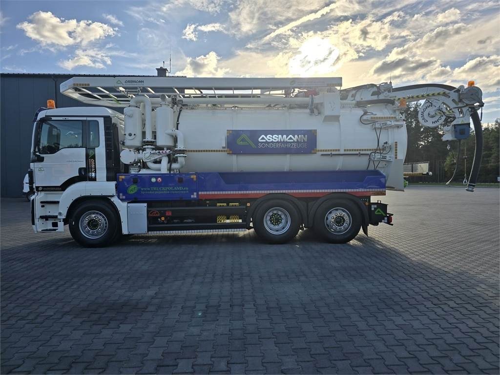 MAN ASSMANN ADR KOMBI FOR CLEANING CANALS WUKO - Camion vidangeur: photos 4 MAN ASSMANN ADR KOMBI FOR CLEANING CANALS WUKO - Camion vidangeur: photos 4