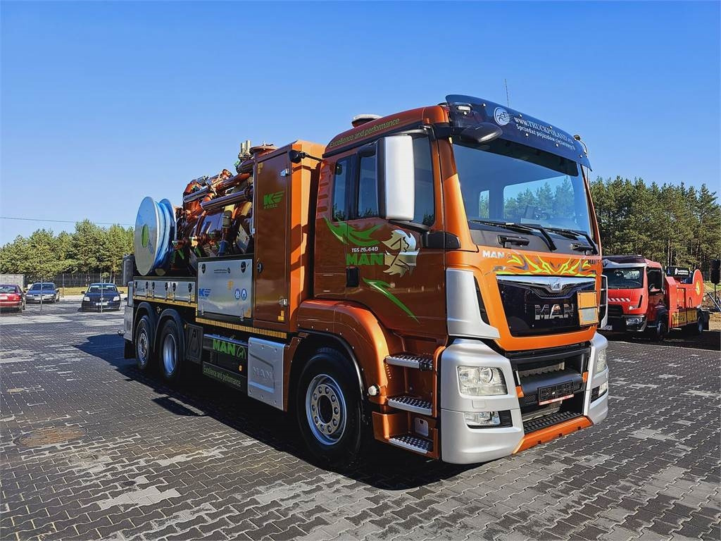 MAN WUKO KROLL ADR COMBI FOR SEWER CLEANING - Camion vidangeur: photos 2 MAN WUKO KROLL ADR COMBI FOR SEWER CLEANING - Camion vidangeur: photos 2