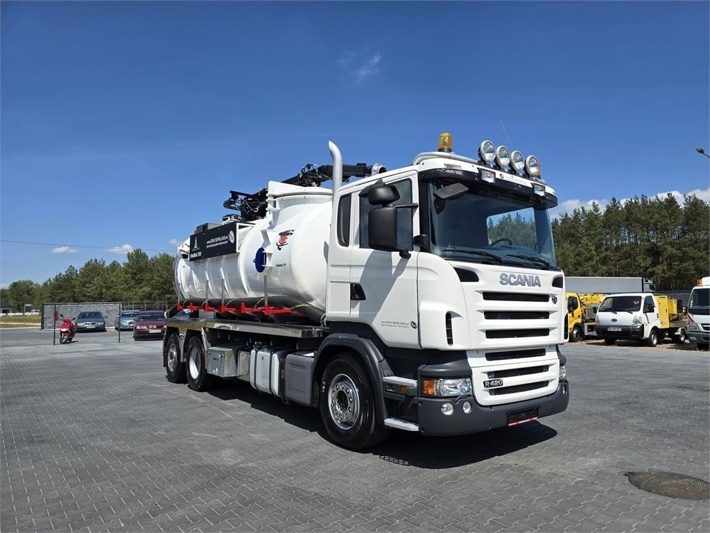 Scania Saugbagger Larsen FlexVac 311 Vacuum suction loade - Camion vidangeur: photos 2 Scania Saugbagger Larsen FlexVac 311 Vacuum suction loade - Camion vidangeur: photos 2