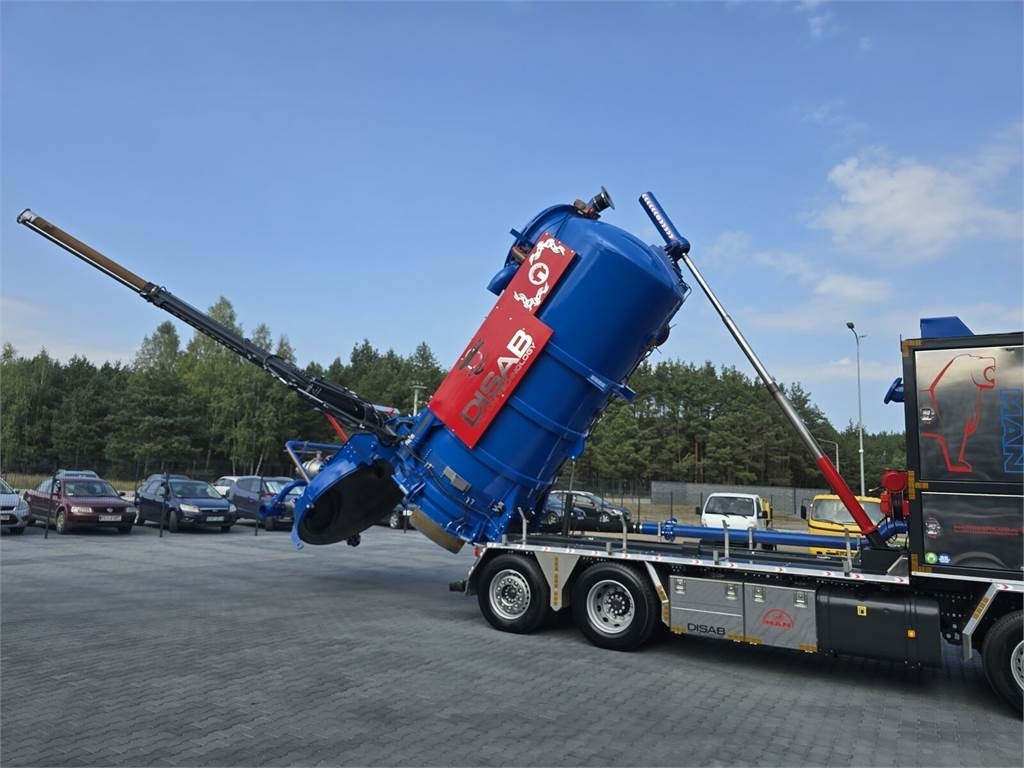Véhicule de voirie/ Spécial MAN Disab Centurion P210/9 ADR Vacuum suction-blowing: photos 36
