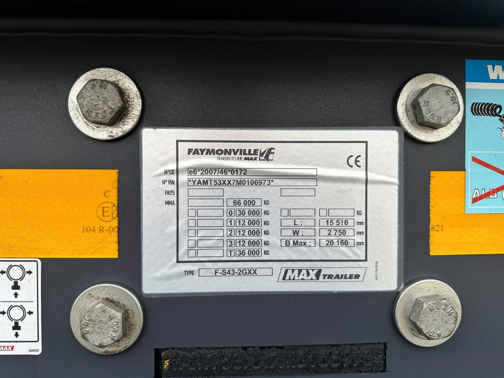Faymonville Maxtrailer 3 achs. tiefbett / Pendelachsen Faymonville Maxtrailer 3 achs. tiefbett / Pendelachsen - Semi-remorque surbaissé: photos 3 Faymonville Maxtrailer 3 achs. tiefbett / Pendelachsen Faymonville Maxtrailer 3 achs. tiefbett / Pendelachsen - Semi-remorque surbaissé: photos 3