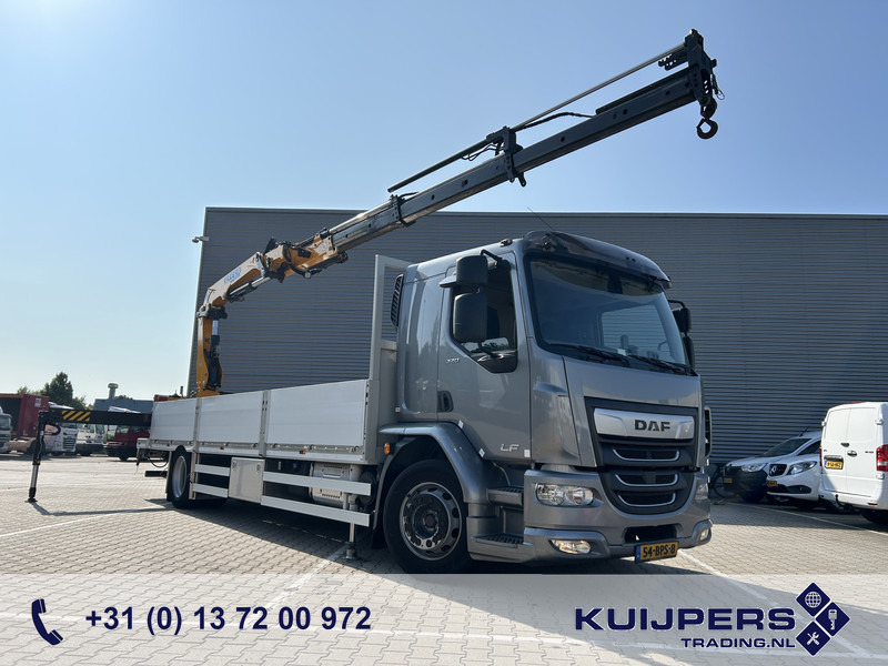 DAF LF 320 FA / Effer 175.2/c3s Crane / 363 dkm / Plateau / APK TUV 08-25 - Camion grue: photos 1 DAF LF 320 FA / Effer 175.2/c3s Crane / 363 dkm / Plateau / APK TUV 08-25 - Camion grue: photos 1