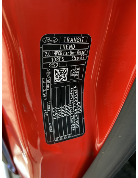Fourgon utilitaire Ford Transit 2.0 TDCI Trend / 196 dkm / L3 H2 / APK TUV 11-25: photos 11 Fourgon utilitaire Ford Transit 2.0 TDCI Trend / 196 dkm / L3 H2 / APK TUV 11-25: photos 11