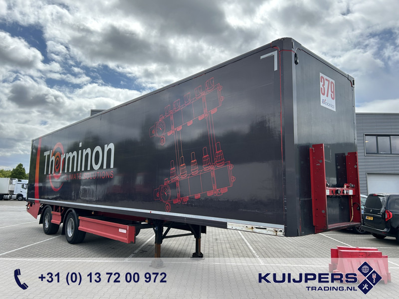 Groenewegen Jumbo DRO-14-18 / Box Trailer / 2x Stuuras / Laadklep 2000 kg - Semi-remorque fourgon: photos 1 Groenewegen Jumbo DRO-14-18 / Box Trailer / 2x Stuuras / Laadklep 2000 kg - Semi-remorque fourgon: photos 1