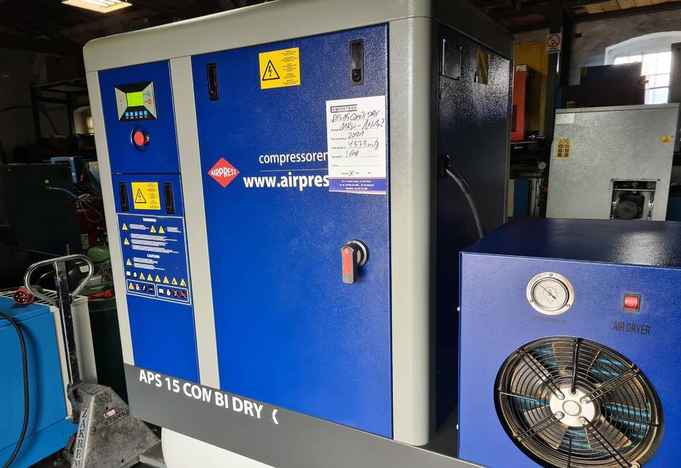 Kompresor śrubowy AIRPRESS APS 15 COMBI DRY X, 11 kw, 2021r - Compresseur d'air: photos 4 Kompresor śrubowy AIRPRESS APS 15 COMBI DRY X, 11 kw, 2021r - Compresseur d'air: photos 4