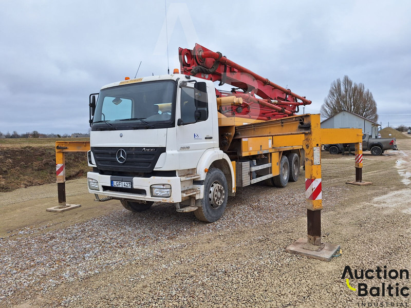 Mercedes-Benz Axor 2628 - Pompe à béton stationnaire: photos 1 Mercedes-Benz Axor 2628 - Pompe à béton stationnaire: photos 1