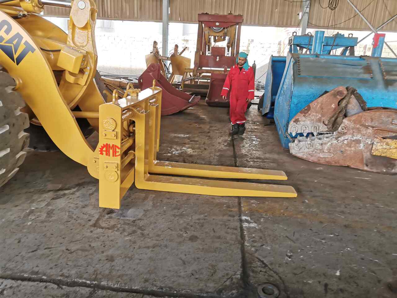 AME Hydraulic Pallet Fork - Fourches pour Chargeuse sur pneus: photos 3 AME Hydraulic Pallet Fork - Fourches pour Chargeuse sur pneus: photos 3
