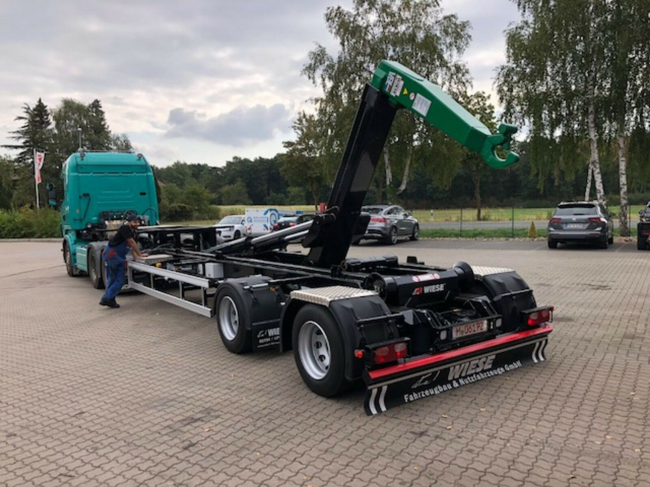 Auflieger Abrollkipper Hakenlift Hooklift - Semi-remorque porte-conteneur/ Caisse mobile: photos 4 Auflieger Abrollkipper Hakenlift Hooklift - Semi-remorque porte-conteneur/ Caisse mobile: photos 4