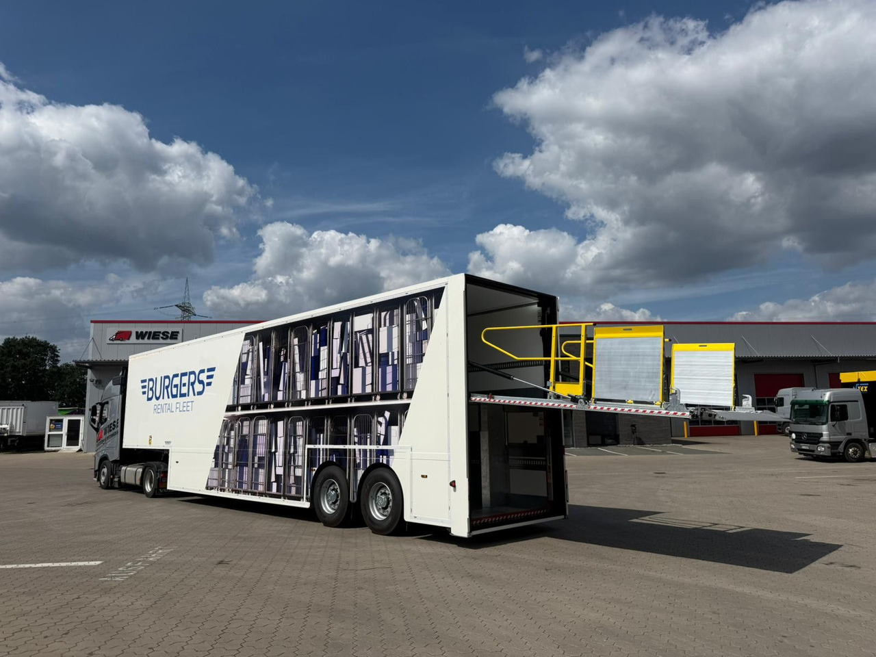 Burgers Doppelstock Trailer 60% mehr Ladefläche - Semi-remorque surbaissé: photos 2 Burgers Doppelstock Trailer 60% mehr Ladefläche - Semi-remorque surbaissé: photos 2
