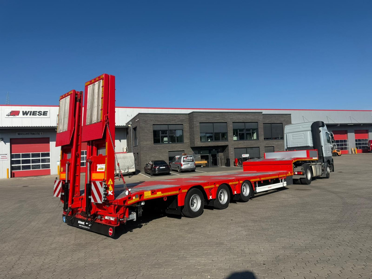 Kässbohrer K.SLA 3 / 1N-18/30 Ausziehbarer Tieflader - Semi-remorque surbaissé: photos 3 Kässbohrer K.SLA 3 / 1N-18/30 Ausziehbarer Tieflader - Semi-remorque surbaissé: photos 3