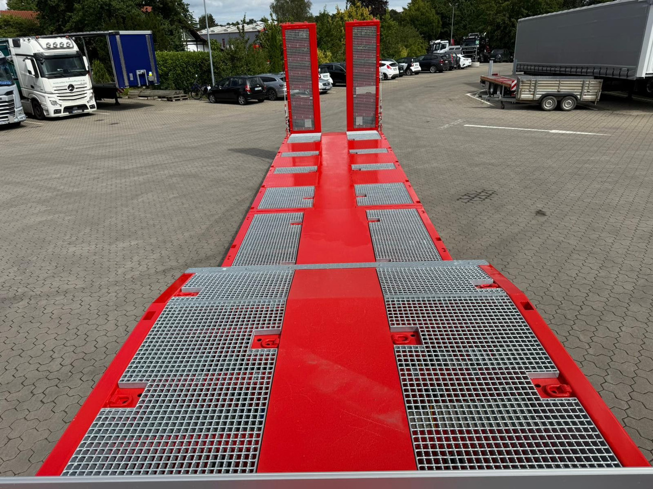 Semi-remorque surbaissé Kässbohrer SLS.HS Tieflader mit hydr. Schwanenhals: photos 10