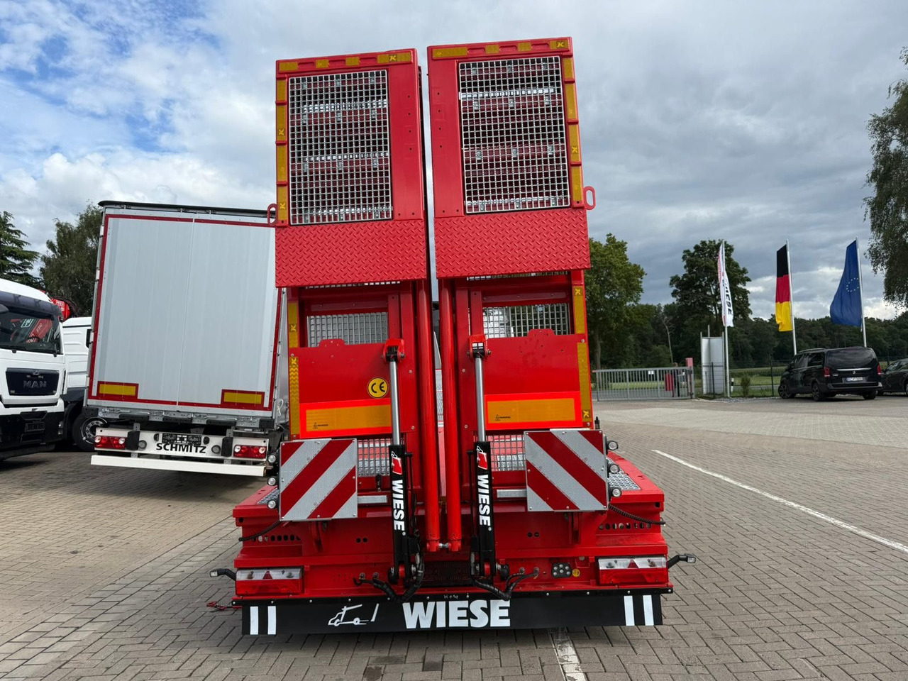 Semi-remorque surbaissé Kässbohrer SLS.HS Tieflader mit hydr. Schwanenhals: photos 15