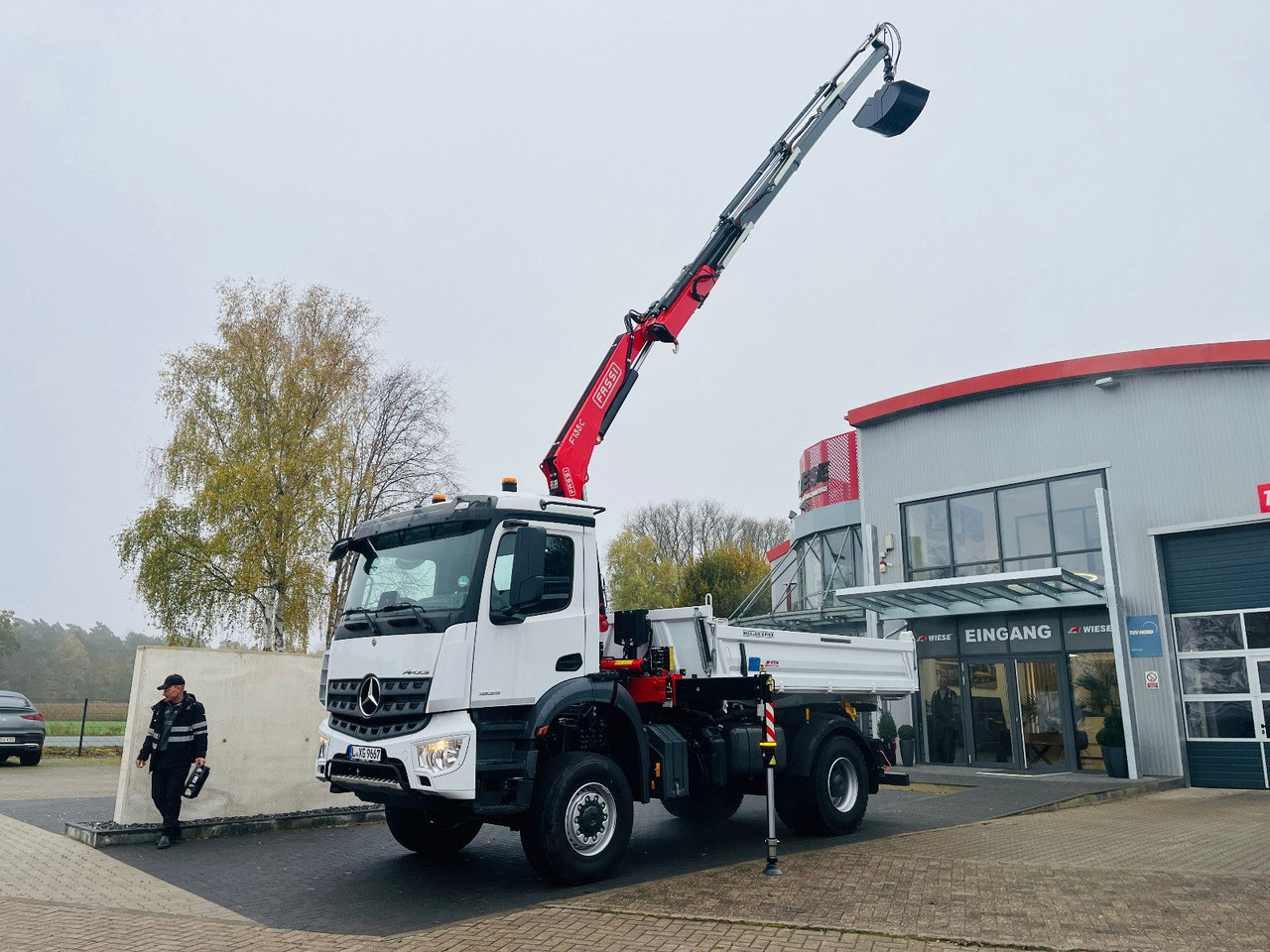 Mercedes-Benz Arocs 1835 4x4 Meiller Fassi F135 Kran Kipper - Camion benne, Camion grue: photos 3 Mercedes-Benz Arocs 1835 4x4 Meiller Fassi F135 Kran Kipper - Camion benne, Camion grue: photos 3