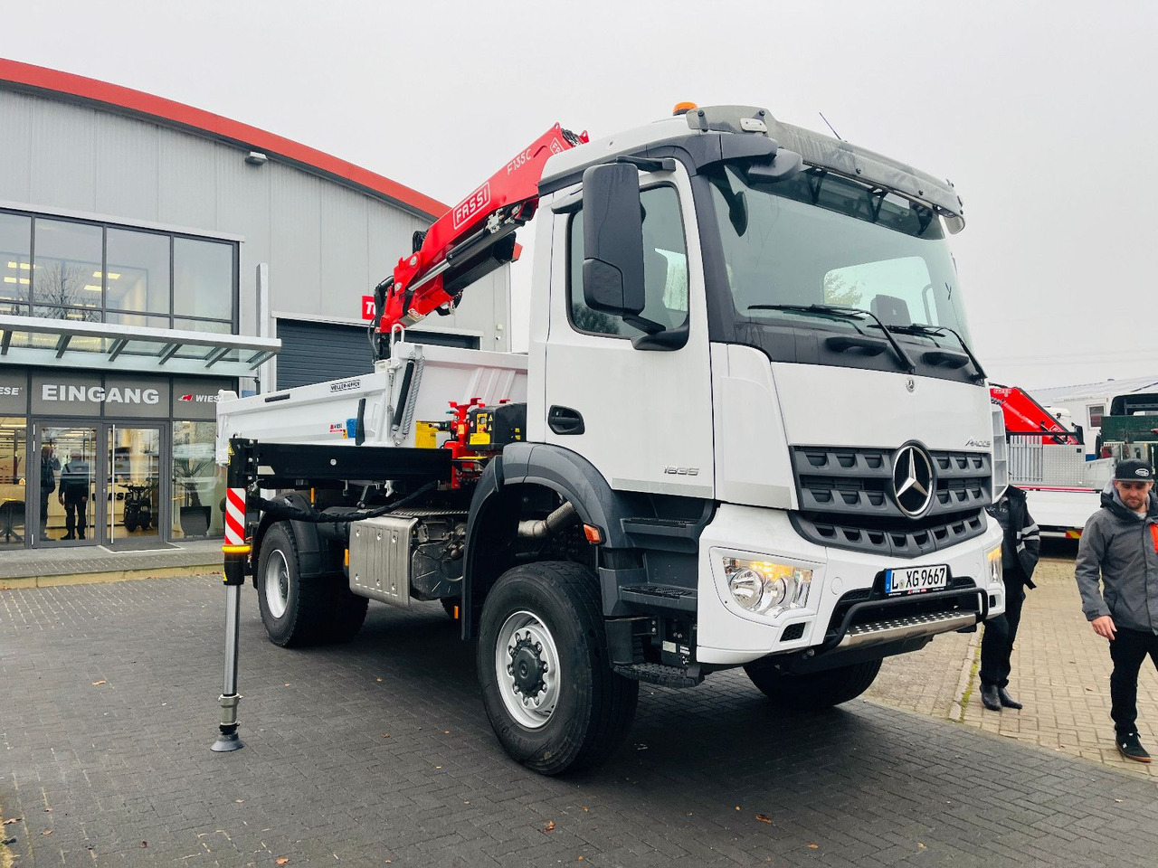 Mercedes-Benz Arocs 1835 4x4 Meiller Fassi Kran Kipper - Camion benne, Camion grue: photos 2 Mercedes-Benz Arocs 1835 4x4 Meiller Fassi Kran Kipper - Camion benne, Camion grue: photos 2