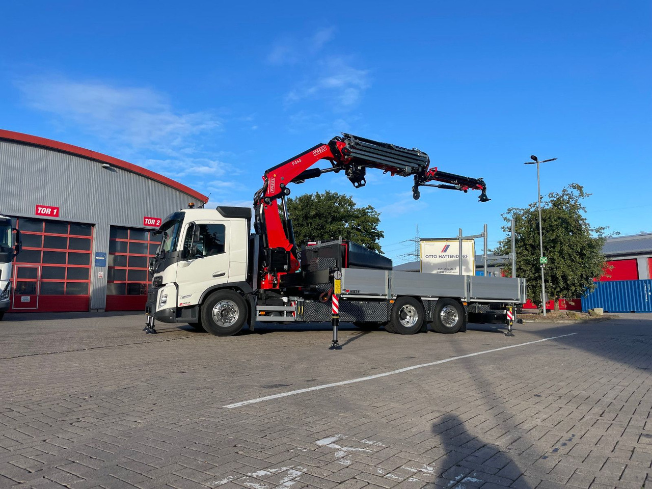 Camion grue Volvo FMX 500  FASSI Ladekran F545 JIB & Winde Sofort: photos 8