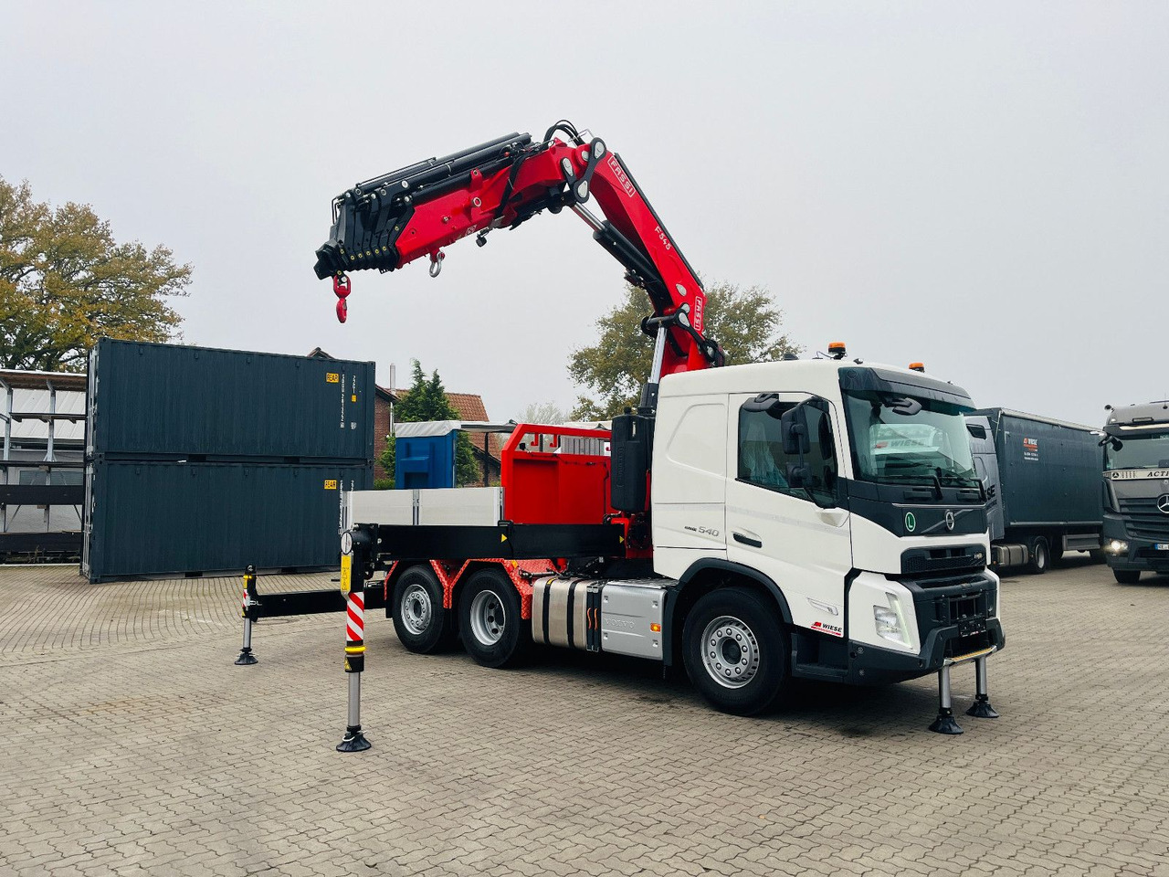Volvo FMX 540 6x2 mit F545RA.2.28 - Camion plateau, Camion grue: photos 1 Volvo FMX 540 6x2 mit F545RA.2.28 - Camion plateau, Camion grue: photos 1