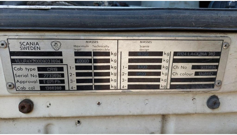 Scania R124-360 124 360 - Tracteur routier: photos 5 Scania R124-360 124 360 - Tracteur routier: photos 5