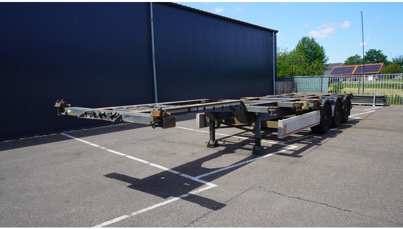 Krone 3 AXLE CONTAINER TRANSPORT TRAILER EXTENDABLE 45 FT - Semi-remorque porte-conteneur/ Caisse mobile: photos 2 Krone 3 AXLE CONTAINER TRANSPORT TRAILER EXTENDABLE 45 FT - Semi-remorque porte-conteneur/ Caisse mobile: photos 2