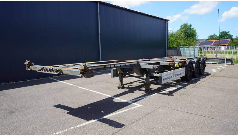 Krone 3 AXLE CONTAINER TRANSPORT TRAILER EXTENDABLE 45 FT - Semi-remorque porte-conteneur/ Caisse mobile: photos 2 Krone 3 AXLE CONTAINER TRANSPORT TRAILER EXTENDABLE 45 FT - Semi-remorque porte-conteneur/ Caisse mobile: photos 2