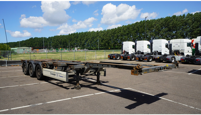 Krone 3 AXLE CONTAINER TRANSPORT TRAILER EXTENDABLE 45 FT - Semi-remorque porte-conteneur/ Caisse mobile: photos 3 Krone 3 AXLE CONTAINER TRANSPORT TRAILER EXTENDABLE 45 FT - Semi-remorque porte-conteneur/ Caisse mobile: photos 3