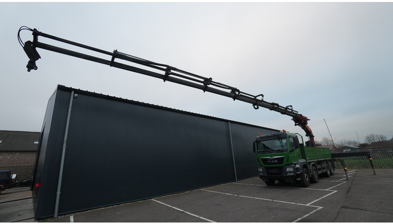 MAN TGS 41.460 8X4 OPEN BOX WITH PALFINGER PK 40002 EH CRANE 384.000KM - Camion grue: photos 2 MAN TGS 41.460 8X4 OPEN BOX WITH PALFINGER PK 40002 EH CRANE 384.000KM - Camion grue: photos 2