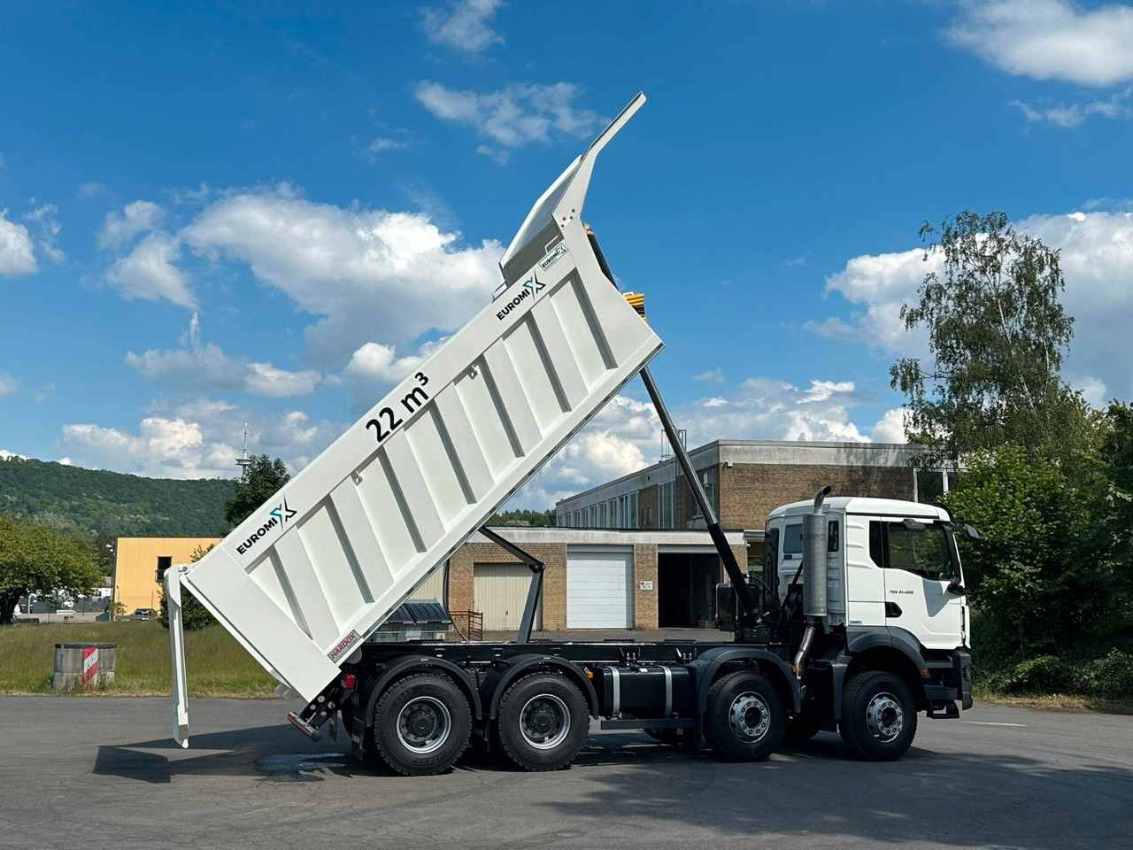 Camion benne MAN TGS 41.400 8x4 / EUROMIX MTP 22m³/  Eckige Mulde: photos 14