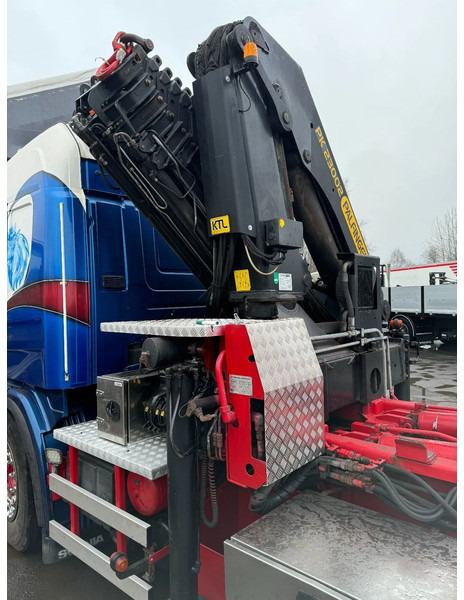 Scania P420 6X2*4, Hooklift-truck with Crane, 2008 - Camion, Camion grue: photos 3 Scania P420 6X2*4, Hooklift-truck with Crane, 2008 - Camion, Camion grue: photos 3
