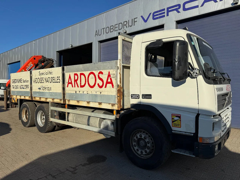 Volvo FM 10.360 **BELGIAN TRUCK-FULL STEEL-PALFINGER PK16000** - Camion plateau, Camion grue: photos 3 Volvo FM 10.360 **BELGIAN TRUCK-FULL STEEL-PALFINGER PK16000** - Camion plateau, Camion grue: photos 3