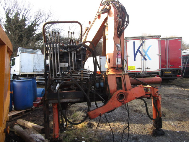ATLAS 95.1 BUCKET CRANE 2001 WORKING WHEN REMOVED COMPLETE (PIPED FOR GRAB) - Grue auxiliaire: photos 2 ATLAS 95.1 BUCKET CRANE 2001 WORKING WHEN REMOVED COMPLETE (PIPED FOR GRAB) - Grue auxiliaire: photos 2