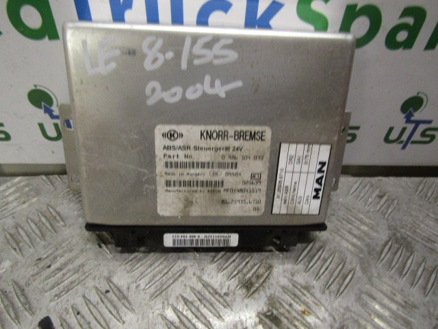 MAN LE 2000 SERIES ABS ECU P/NO 81.25935.6710 - Bloc de gestion pour Camion: photos 1 MAN LE 2000 SERIES ABS ECU P/NO 81.25935.6710 - Bloc de gestion pour Camion: photos 1