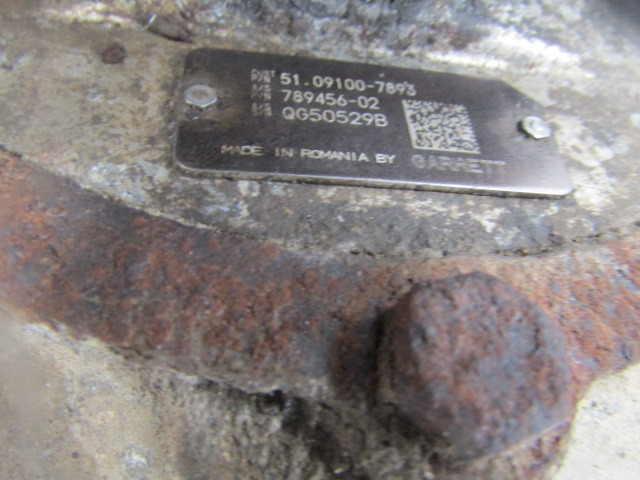 MAN TGS / TGX GARRETT TURBO P/NO 51.09100-7893 / 789456-02 - Turbocompresseur pour Camion: photos 2 MAN TGS / TGX GARRETT TURBO P/NO 51.09100-7893 / 789456-02 - Turbocompresseur pour Camion: photos 2