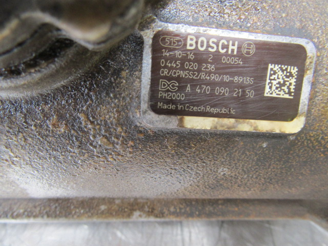 MERCEDES ACTROS MP4 OM471-6 FUEL PUMP BOSCH P/NO 445020236 , MERCEDES P/NO A4700902150 - Préparation du carburant pour Camion: photos 2 MERCEDES ACTROS MP4 OM471-6 FUEL PUMP BOSCH P/NO 445020236 , MERCEDES P/NO A4700902150 - Préparation du carburant pour Camion: photos 2