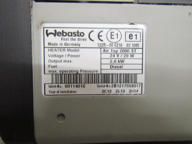 WEBASTO ST2000 AIR DROP NIGHT HEATER ALSO 2000S & LARGE CHOICE AVAILABLE - Cabine et intérieur pour Camion: photos 3 WEBASTO ST2000 AIR DROP NIGHT HEATER ALSO 2000S & LARGE CHOICE AVAILABLE - Cabine et intérieur pour Camion: photos 3