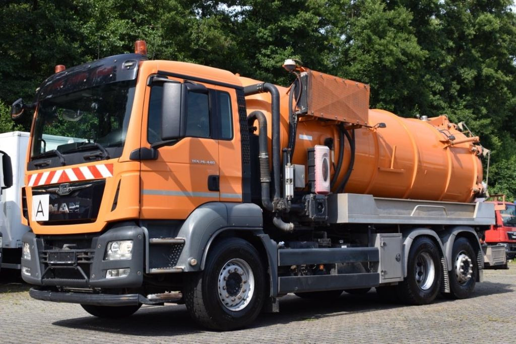 MAN TGS 26.440 BL 6x2/KROLL/Saug u.Druck kombi,Funk - Camion vidangeur: photos 1 MAN TGS 26.440 BL 6x2/KROLL/Saug u.Druck kombi,Funk - Camion vidangeur: photos 1