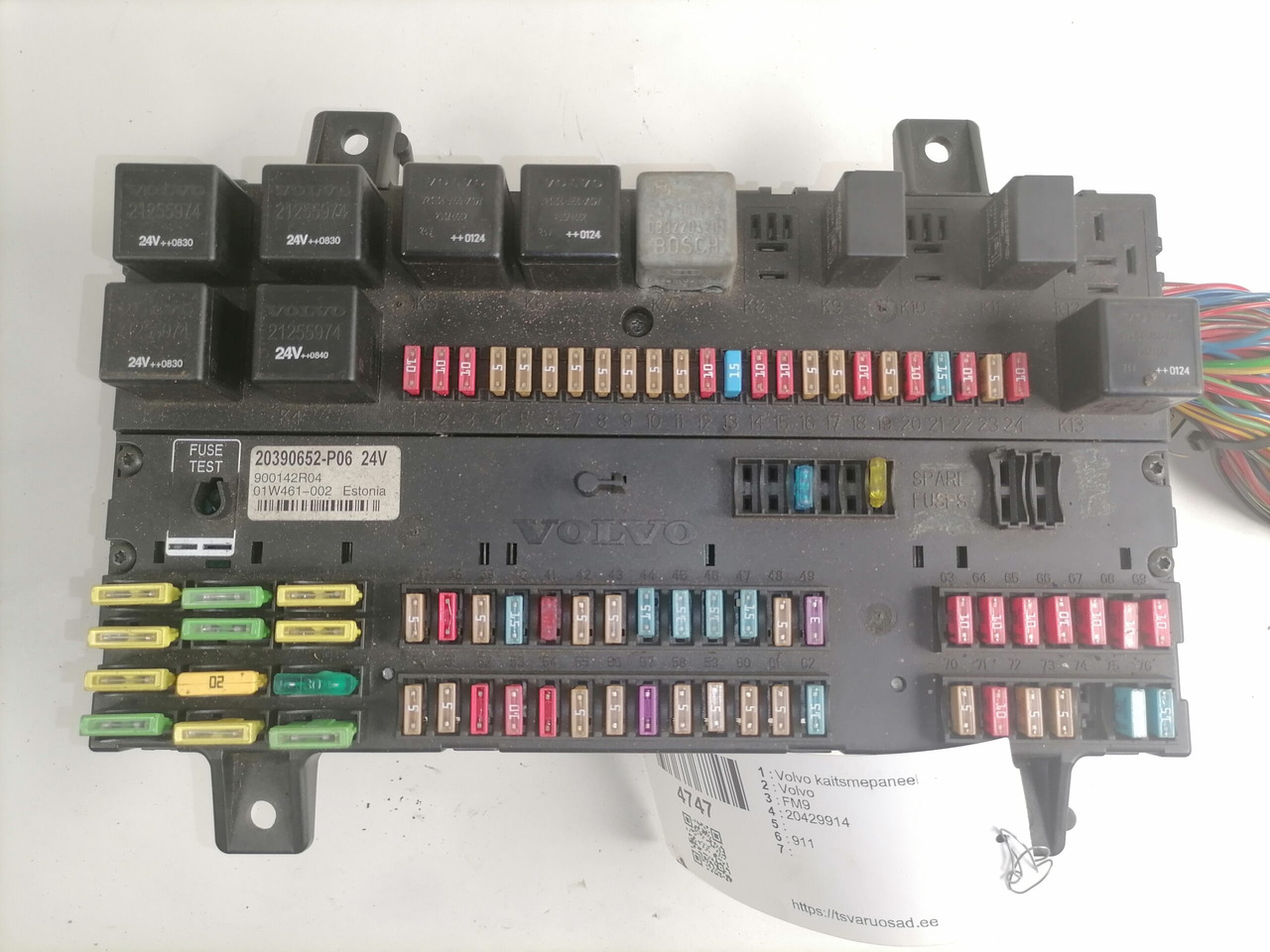 Volvo Central electric unit 20429914 - Fusible pour Camion: photos 2 Volvo Central electric unit 20429914 - Fusible pour Camion: photos 2