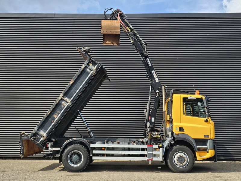 DAF CF 75.250 4X4 / HIAB CRANE + TIPPER / MANUAL / SPRING - Camion benne, Camion grue: photos 5 DAF CF 75.250 4X4 / HIAB CRANE + TIPPER / MANUAL / SPRING - Camion benne, Camion grue: photos 5