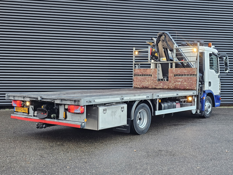 MAN TGL 12.220 / HIAB CRANE / MACHINE TRANSPORT - Camion plateau, Camion grue: photos 5 MAN TGL 12.220 / HIAB CRANE / MACHINE TRANSPORT - Camion plateau, Camion grue: photos 5