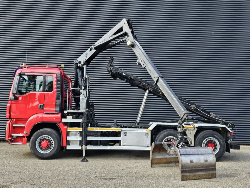 MAN TGS 26.400 / 6x4H-2 / HMF Z KRAAN + CONTAINERSYSTEM - Camion - système de câble, Camion grue: photos 3 MAN TGS 26.400 / 6x4H-2 / HMF Z KRAAN + CONTAINERSYSTEM - Camion - système de câble, Camion grue: photos 3