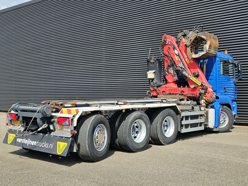 MAN TGS 35.400 / 8x4-4 / CONTAINER SYSTEM / PALFINGER Z CRANE - Camion - système de câble, Camion grue: photos 5 MAN TGS 35.400 / 8x4-4 / CONTAINER SYSTEM / PALFINGER Z CRANE - Camion - système de câble, Camion grue: photos 5