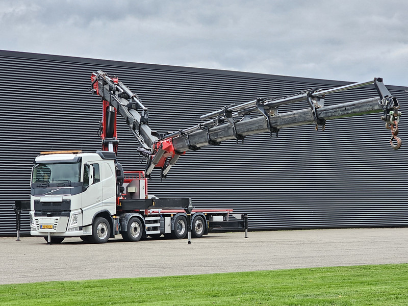 Volvo FH 540 8x2 / 85 t/m CRANE / JIB / WINCH / KRAN - Camion plateau, Camion grue: photos 3 Volvo FH 540 8x2 / 85 t/m CRANE / JIB / WINCH / KRAN - Camion plateau, Camion grue: photos 3